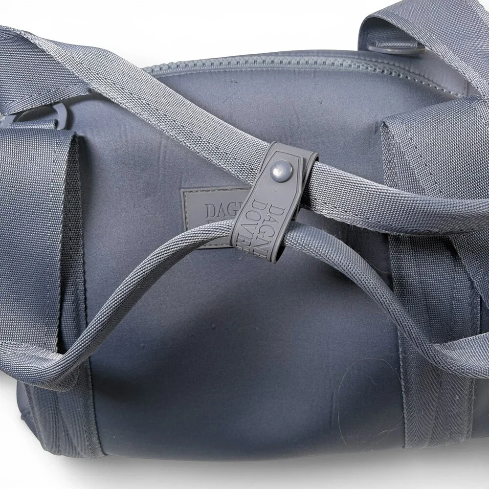 Dagne Dover Landon Carryall Neoprene Diaper Bag Dark Gray Large